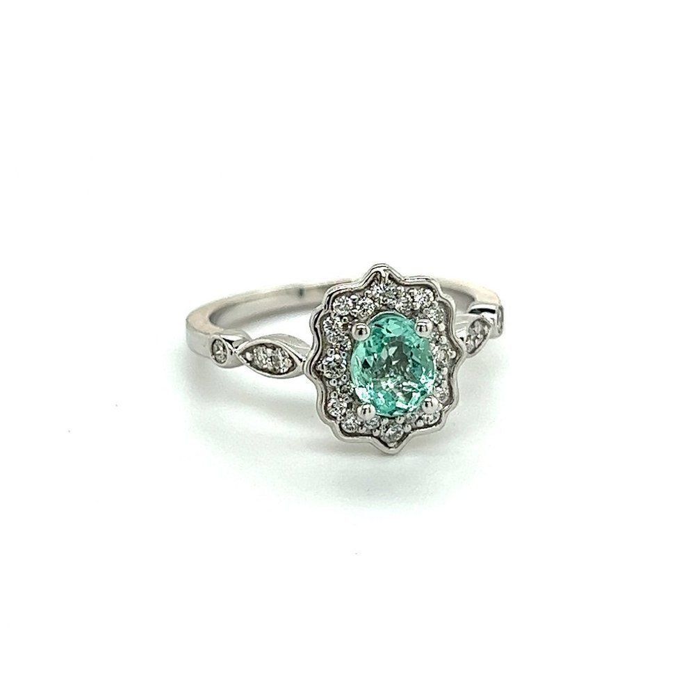 Natural Emerald Diamond Ring Size 6.5 14k Gold 0.80 TCW Certified $4,750 216667